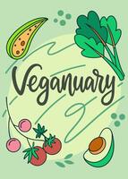 Vegetarian food and vegetables in a circle with the word vegetarian written on it vector