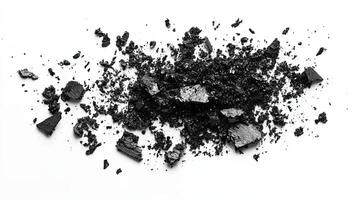 Crushed Black Powder Texture photo