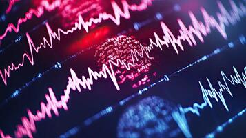 ECG Heartbeat Fingerprint Medical Technology photo