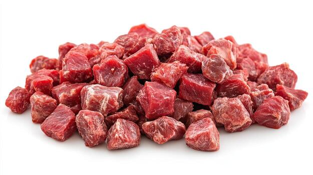 Raw Beef Cubes photo