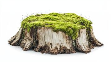 Moss Covered Tree Stump photo