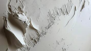 White Plaster Texture Background. Abstract Wall Art. photo