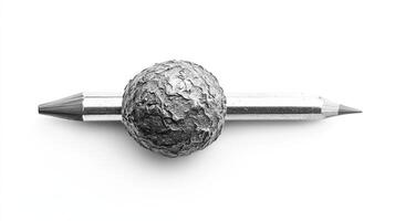 Monochromatic Crayon Sphere photo