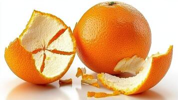 Peeled Orange with Rind photo