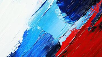 Abstract Red Blue White Paint Texture photo
