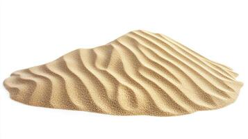 Pile of Sand Isolated on White Background photo