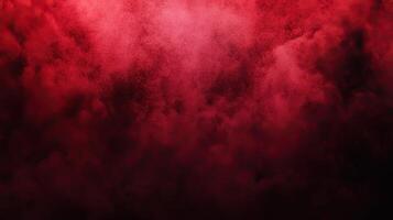 Red powder explosion. Abstract background. photo