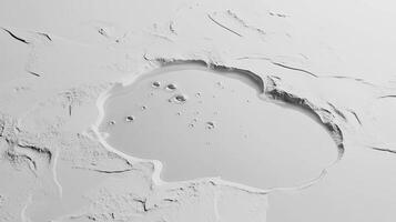 Abstract Crater Lake Landscape photo