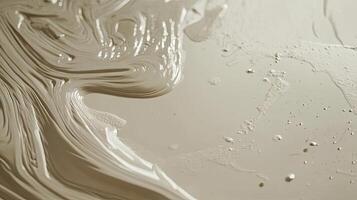 Abstract Beige Liquid Paint Texture photo