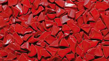 Red Broken Glass Texture photo
