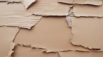 Torn Cardboard Texture Background photo
