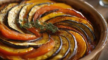 A dish of vegetables in a bowl photo