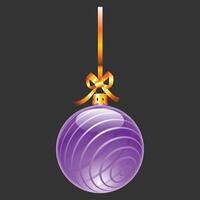 Collection of Christmas Ball Decorations Illustrations Background vector