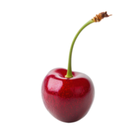 Cherry, clipping path isolate on transparency background png