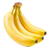 Banana, clipping path isolate on transparency background png