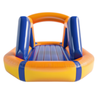 3D Inflatable Trampolines front view isolate on transparency background png
