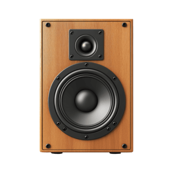 audio högtalare främre se isolera på genomskinlighet bakgrund png