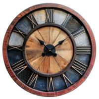 modern Clock front view full length isolate on transparent background, png