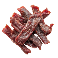 beef jerky isolate on transparent background png