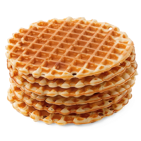 waffles isolate on transparent background png