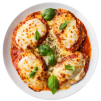 italian food pizza with cheese and basil png