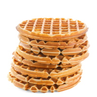 a stack of waffles on a transparent background png