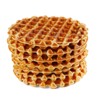 waffles isolate on transparent background png