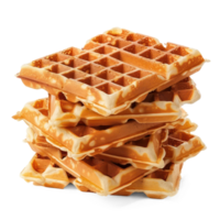 waffles isolate on transparent background png