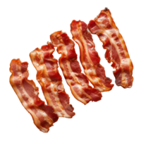 bacon slices on a transparent background png