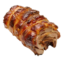 pork roast on a roll on a transparent background png
