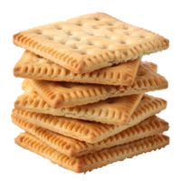 a stack of crackers on a transparent background png