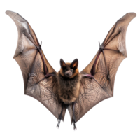 a bat with wings spread out on a transparent background png