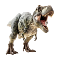 tiranossauro rex dinossauro isolar em transparente fundo png