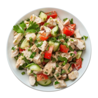 chicken salad isolate on transparentbackground png