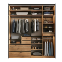 Modern Closet side view full length isolate on white background png