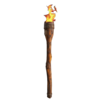 fire torch transparent background png