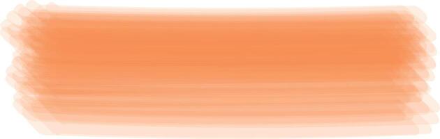 Abstract brush in mocha mousse colour of year 2025. vector