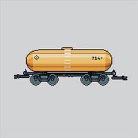 Pixel art illustration Modern Train Train. Pixelated High Speed Train. High Speed Fast Modern Train icon pixelated for the pixel game and icon for website and game. old school retro. vector