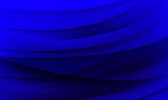 Abstract curve blue color dark background. Dynamic shapes composition. lines wavy blue. vector