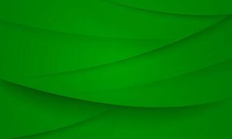 Abstract curve green color dark background. Dynamic shapes composition. artistic wallpaper. vector