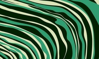 Abstract wavy line pattern curve dark green background. soft color. vector