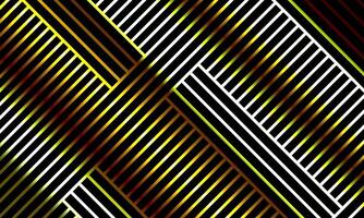 black square pattern on illuminate metallic gold neon abstract background in technology style. Modern futuristic geometric shape light. vector