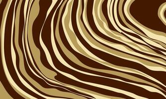 Abstract wavy line pattern curve dark brown background. stripes line. vector