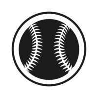 baseball ball icon isolated on white background vector