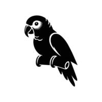Macaw bird Icon on White Background - Simple Illustration vector