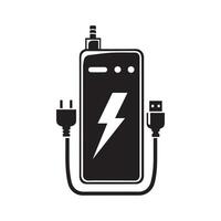 powerbank icon template design vector