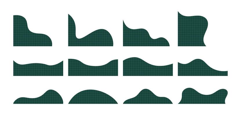 Collection of Abstract Wave Shapes