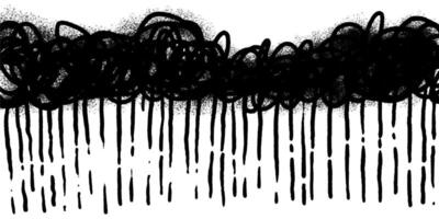 Spray Painted Graffiti Raindrops background isolated on white background. vector