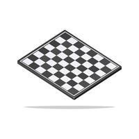 Board game of chess isolated on white backrgound. vector
