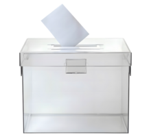 Ballot box voting box polling box election box transparent background png